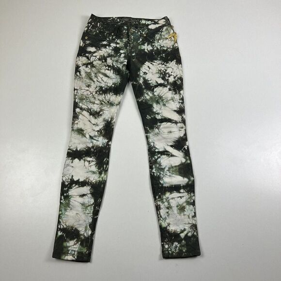 Women's ROBIN'S JEAN Skinny Floral Multicolor Jeans Style# SP8657PFD Size 25X29 - Picture 1 of 12